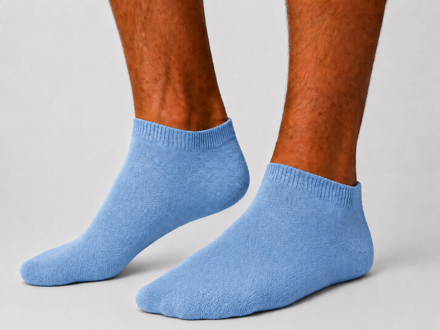 Solid Cyan Socks
