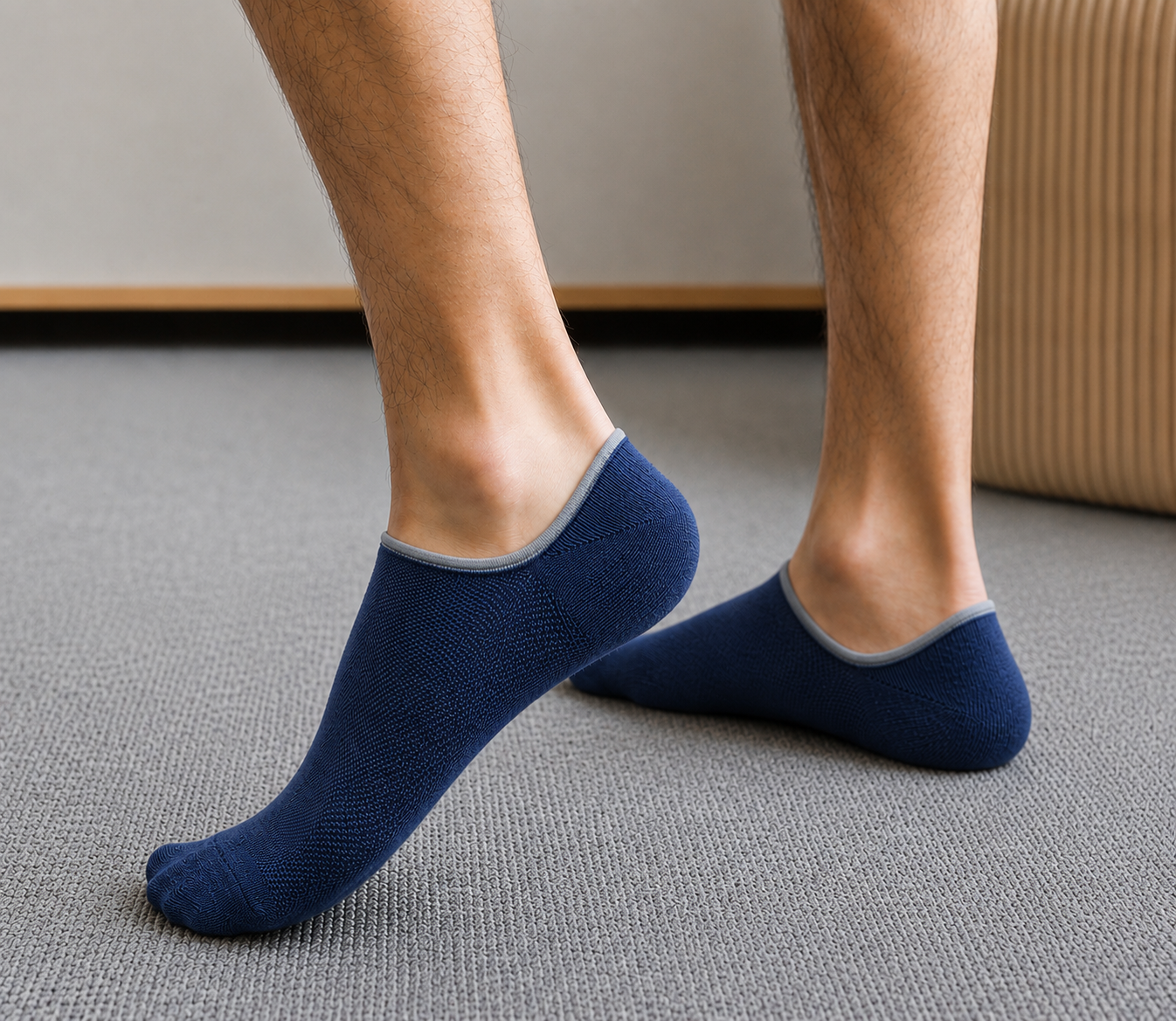 Navy Ankle Socks