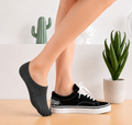 Nighttime Black Striped Socks