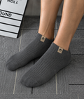 Light Grey Mountain Peak Socks