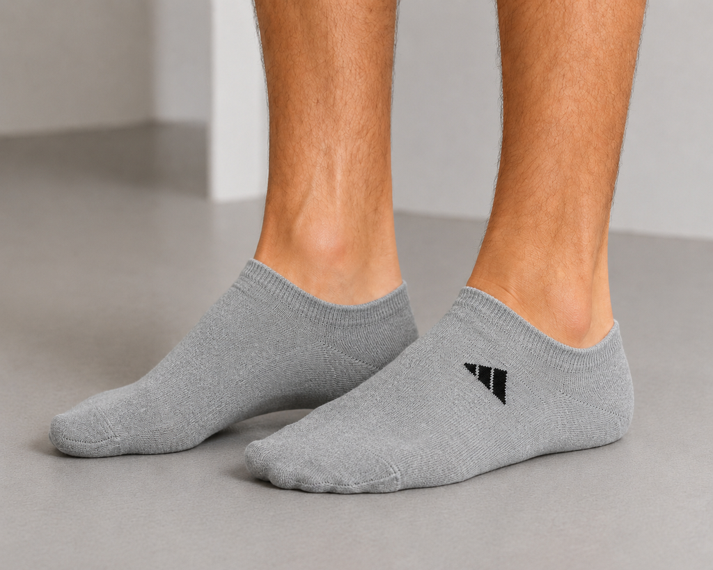 Grey Adidas Socks