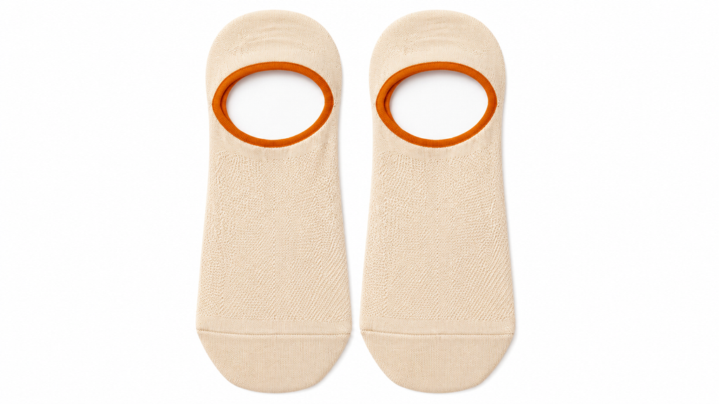 Cream Ankle Socks