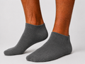 Solid Dark Grey Socks
