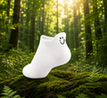 White Smiley Socks