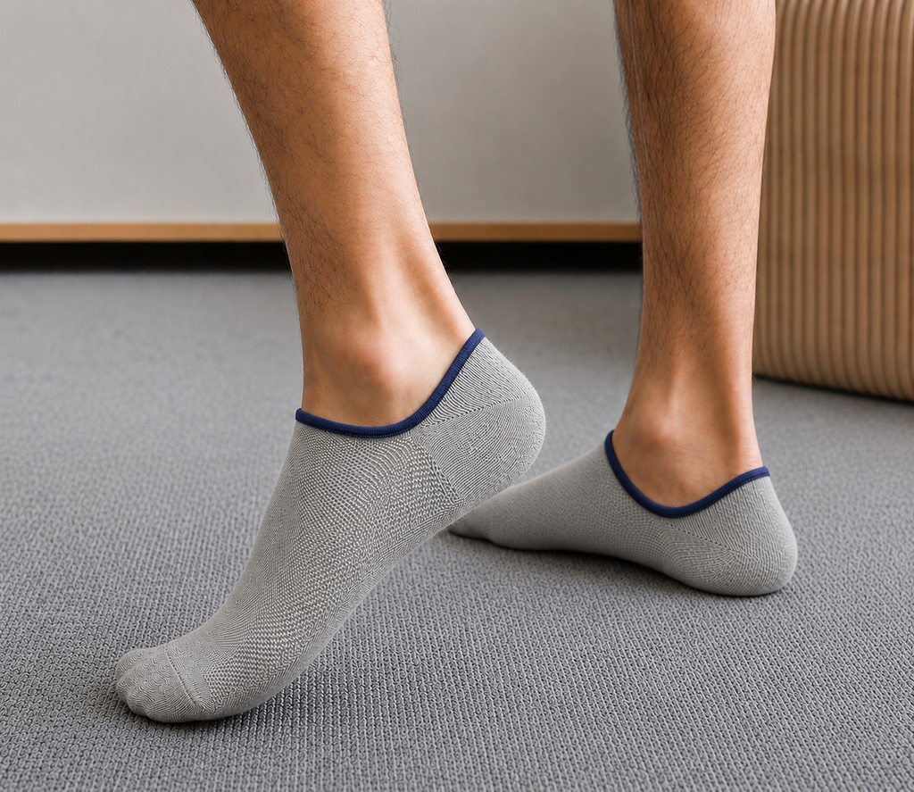 Grey Ankle Socks