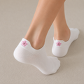Embroidered Cherry Blossom Socks