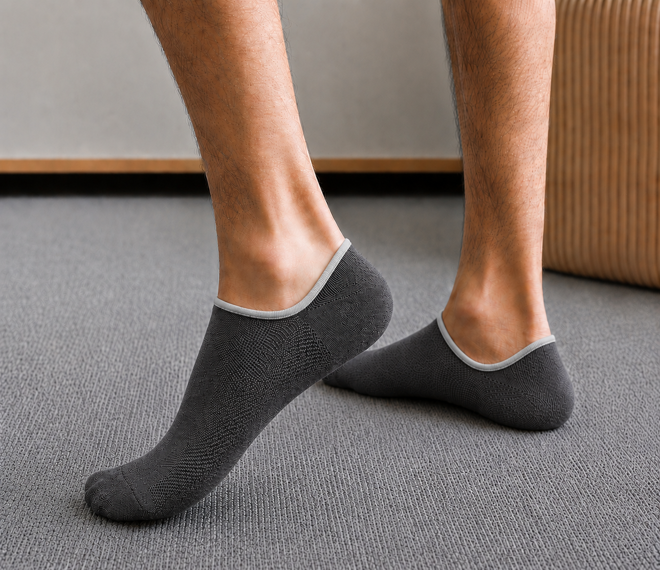Dark Grey Ankle Socks