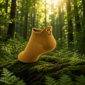 Brown Smiley Socks