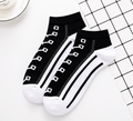 Black Laced Shoe Socks