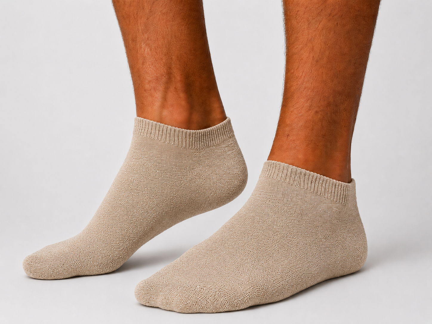 Solid Light Brown Socks