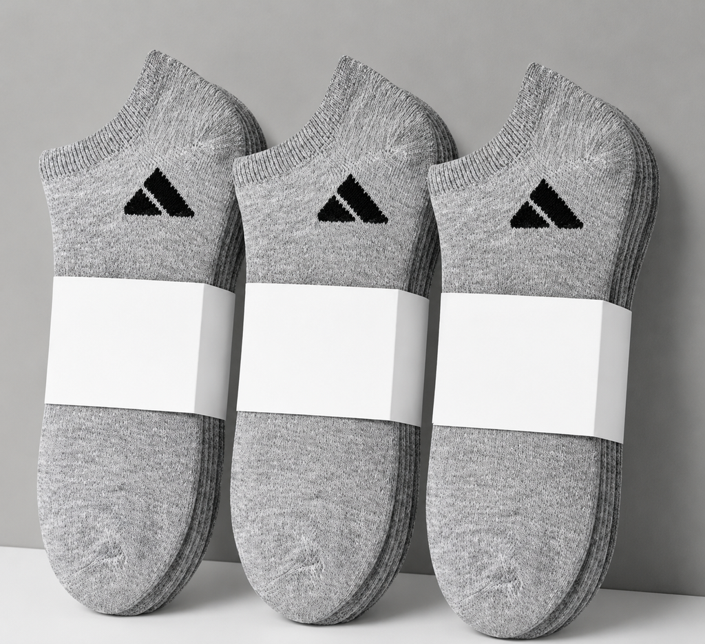 Grey Adidas Socks