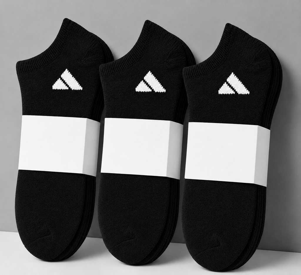 Black Adidas Socks